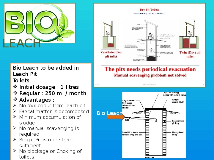 We have been largely successful in introducing Bio Toilets with Aerobic digestion technology in India. Our entire research and development of mu...