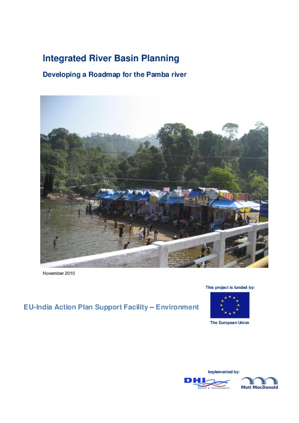 Integrated River Basin Planning: Developing a Roadmap for the Pamba river