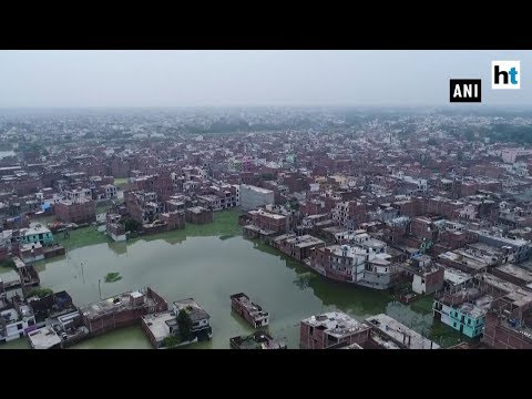 Flood-like Situation in Prayagraj as Ganga & Yamuna Swell Due to Rins (Video)