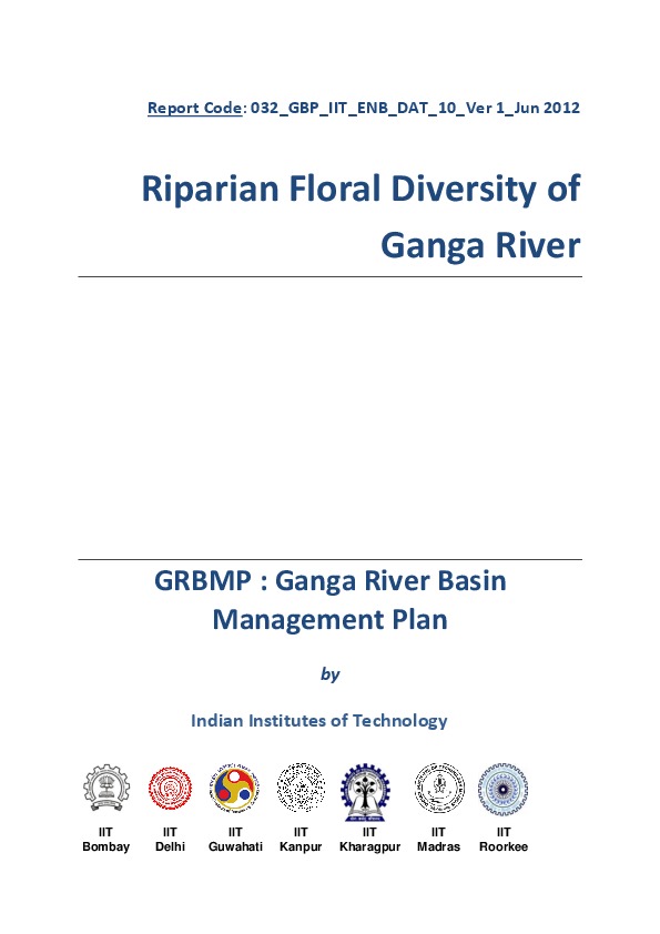 Riparian Floral Diversity of Ganga River