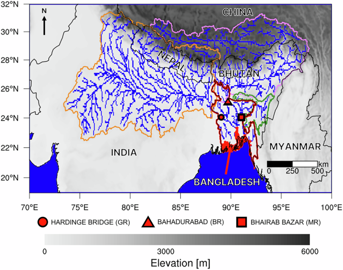High-resolution gridded streamflow data for Ganges-Brahmaputra-Meghna River Basins