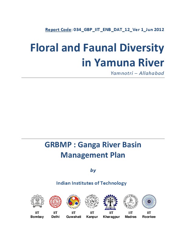 Floral and Faunal Diversity in Yamuna River