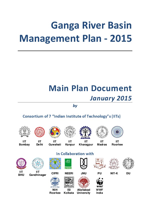 Ganga River Basin Management Plan - Main Plan - 2015