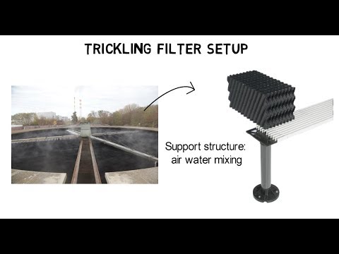 Trickling filter process - Advantages in comparison to activated sludge