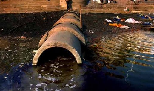 Half the Total Sewage Discharged into Ganga