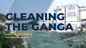 Cleaning the Ganga (E)With the Kumbh Mela taking place at Haridwar, a massive effort has been made to clean the Riven Ganga in its upper reaches...
