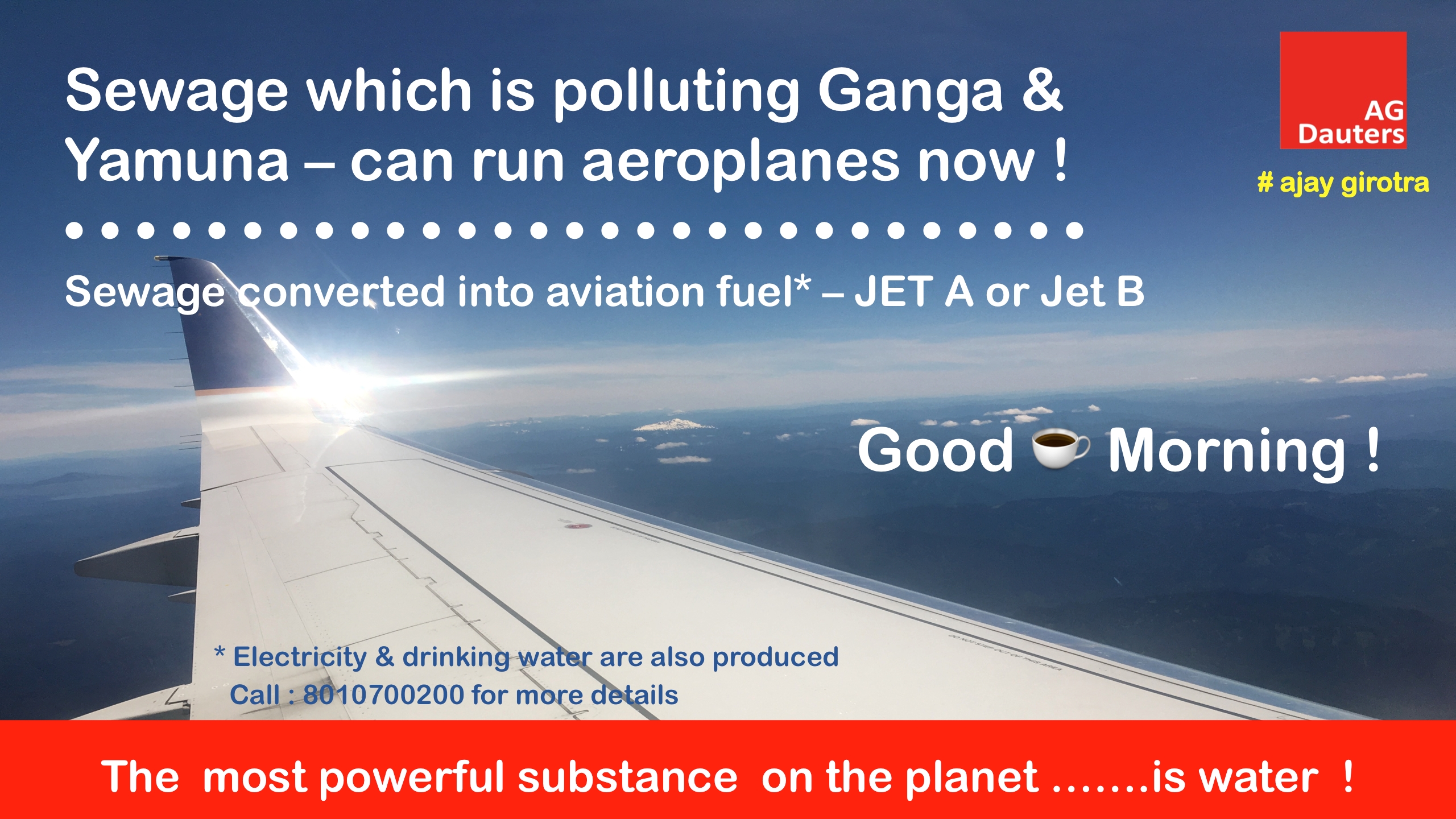 Sewage in Ganga is the future of energy