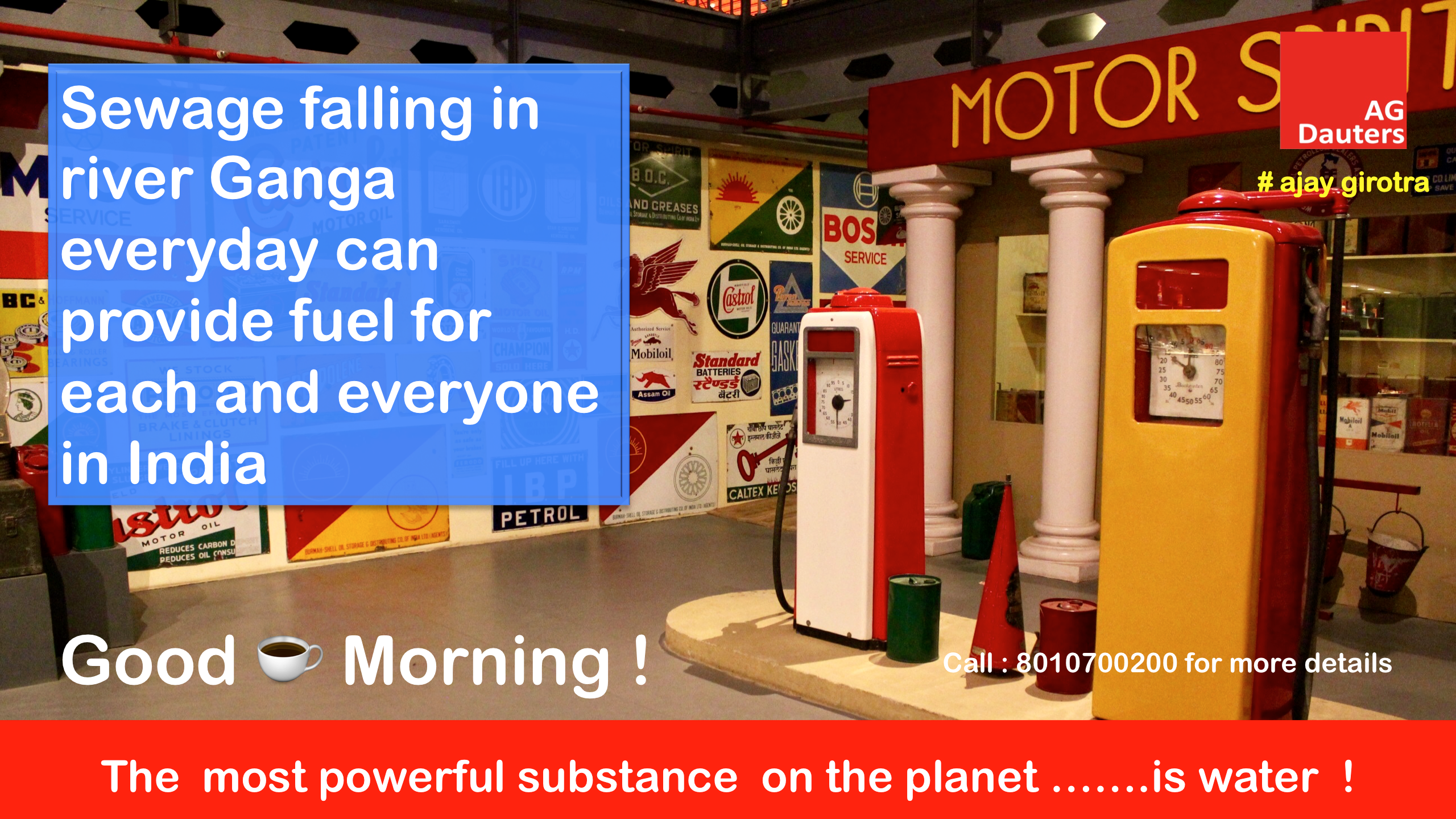 Sewage in Ganga is the future of energy